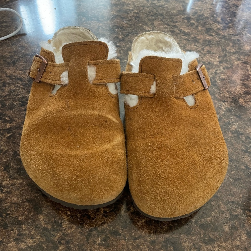Birkenstock lined clogs size 37